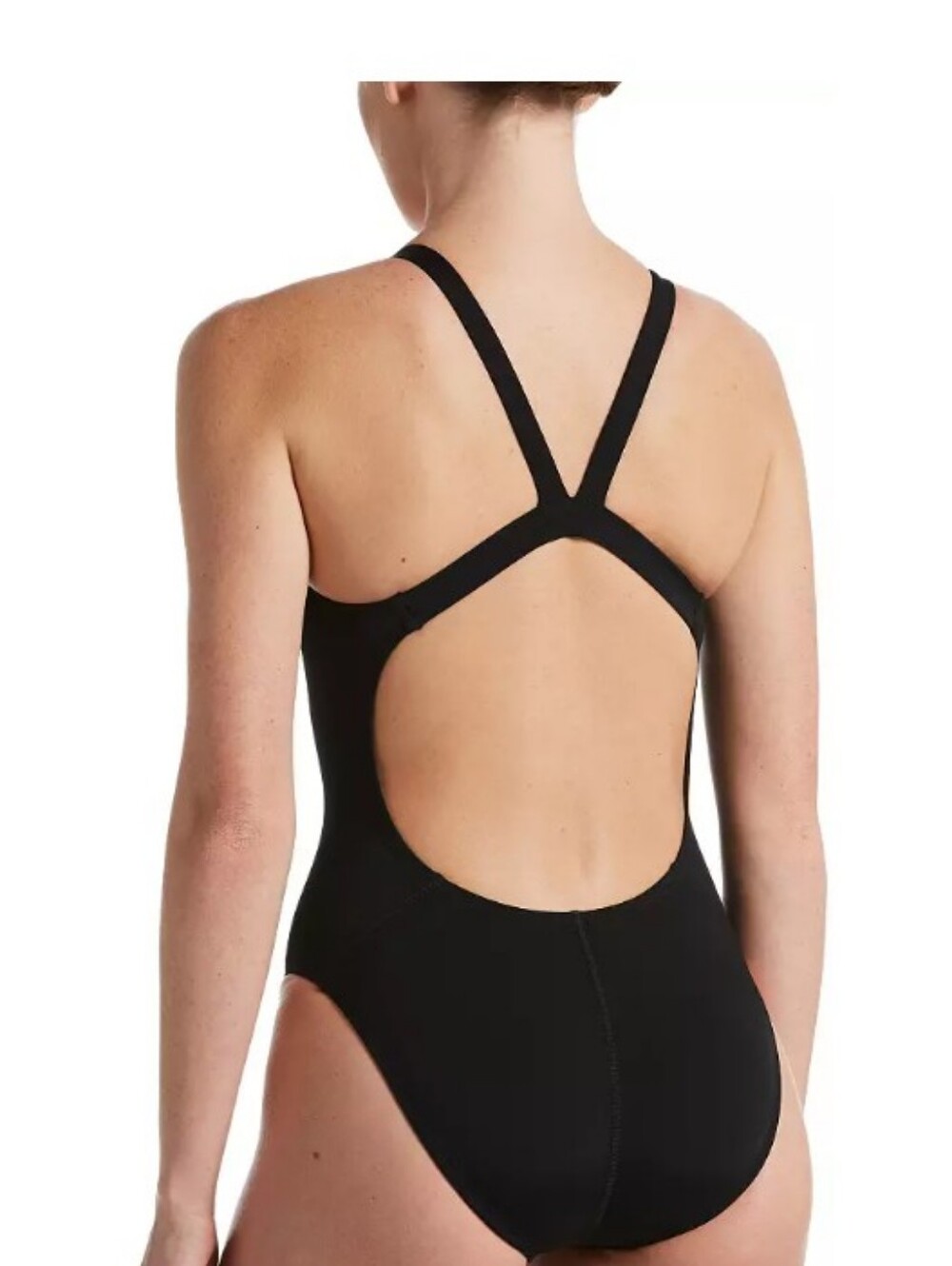 Nike Black Fastback One Piece Swimsuit Small